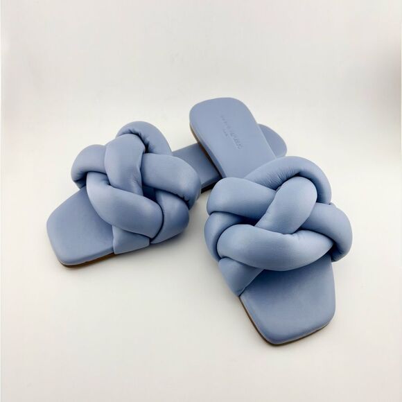 Women's Blue Knotted Slide Sandals - Banana Republic NWOT - Never Worn - Picture 1 of 5